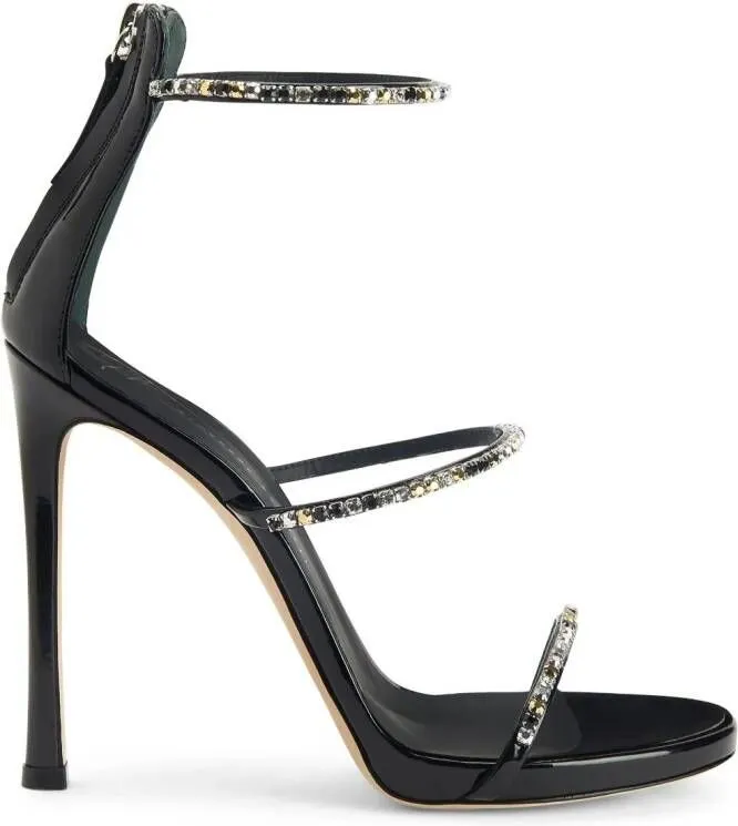 Giuseppe Zanotti Harmony Dark Colorful 120mm embellished sandals Black