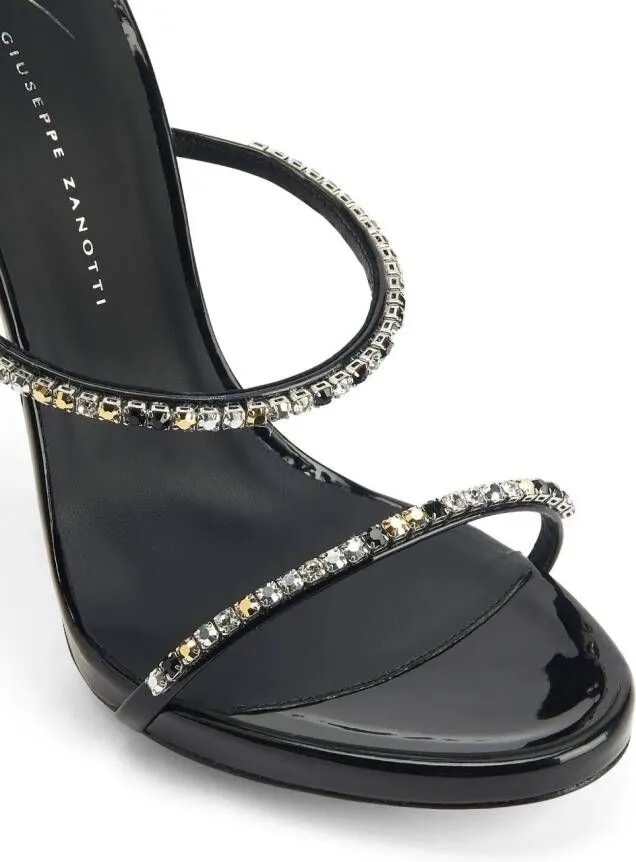 Giuseppe Zanotti Harmony Dark Colorful 120mm embellished sandals Black