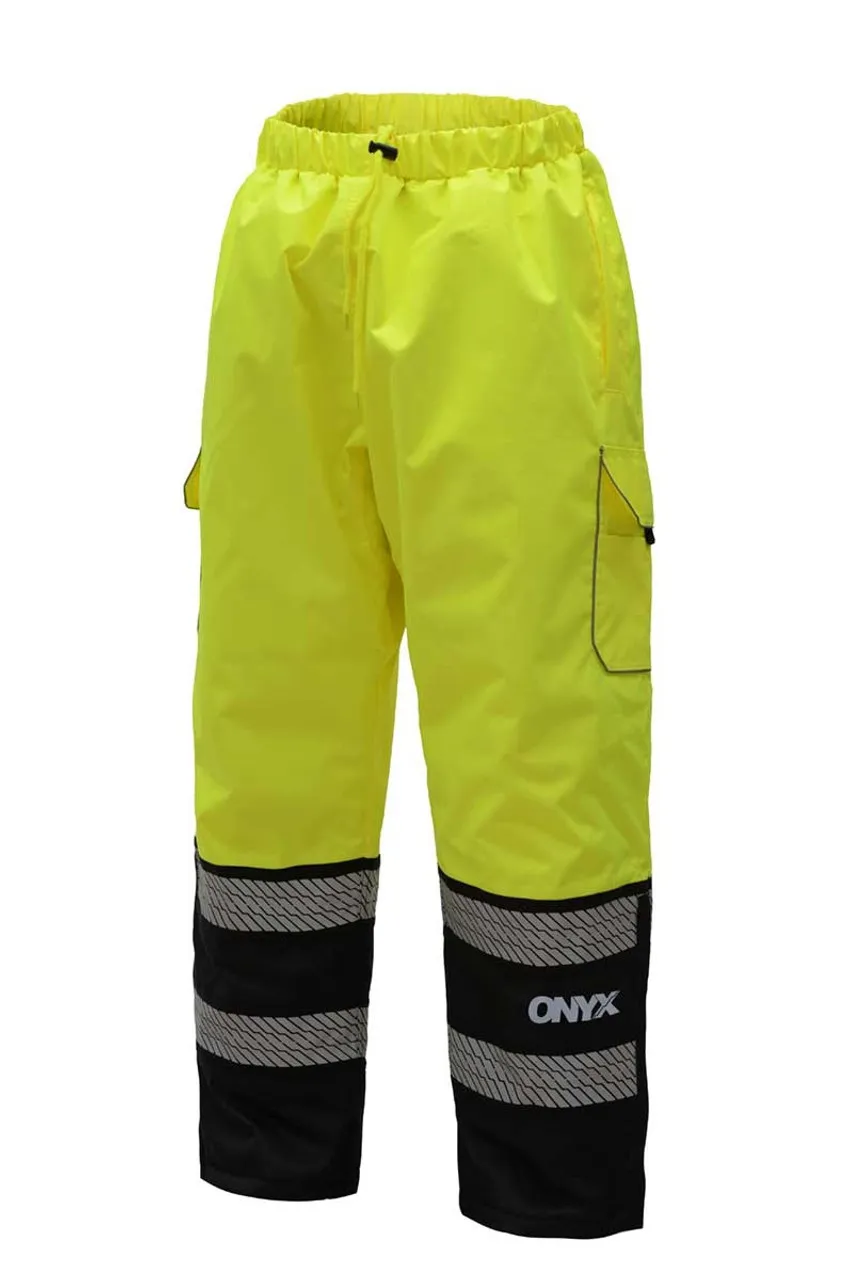 GSS Class E Hi Vis Premium ONYX Lime Insulated Winter Pants (8711)