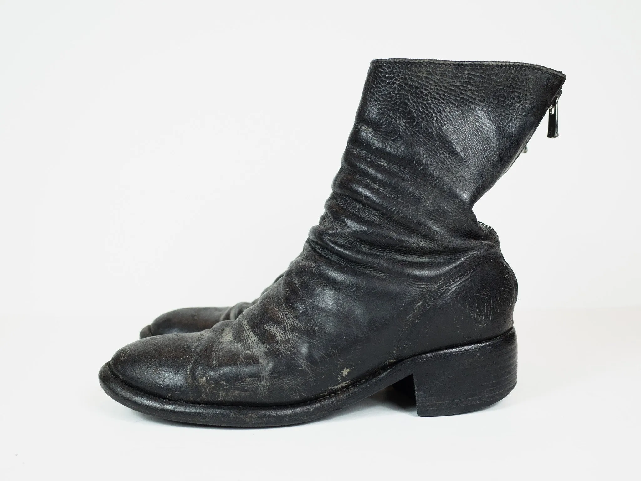 Guidi 788Z Stacked Heel Backzip Boots