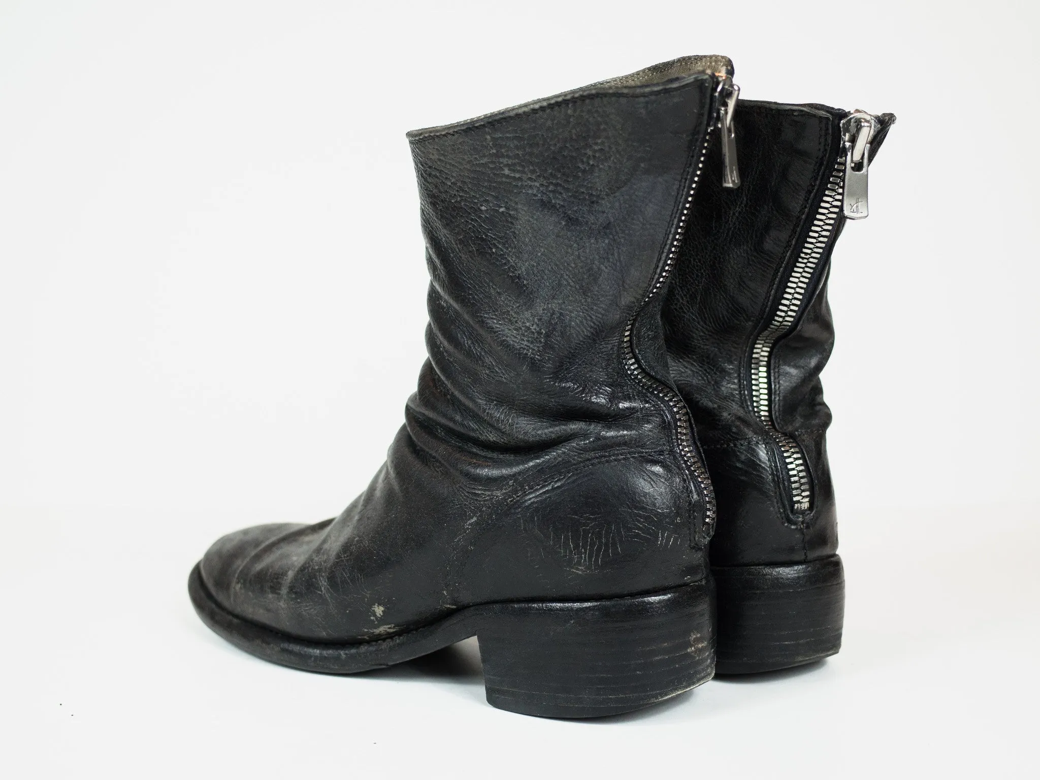 Guidi 788Z Stacked Heel Backzip Boots