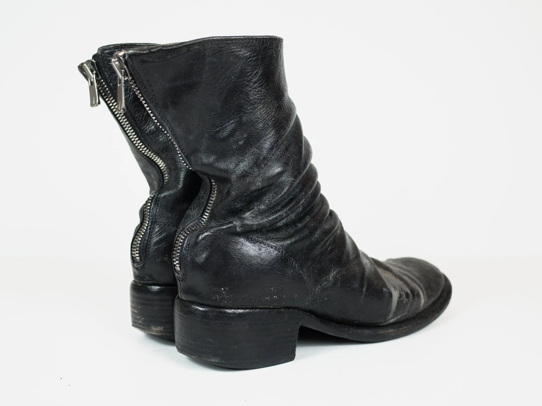 Guidi 788Z Stacked Heel Backzip Boots