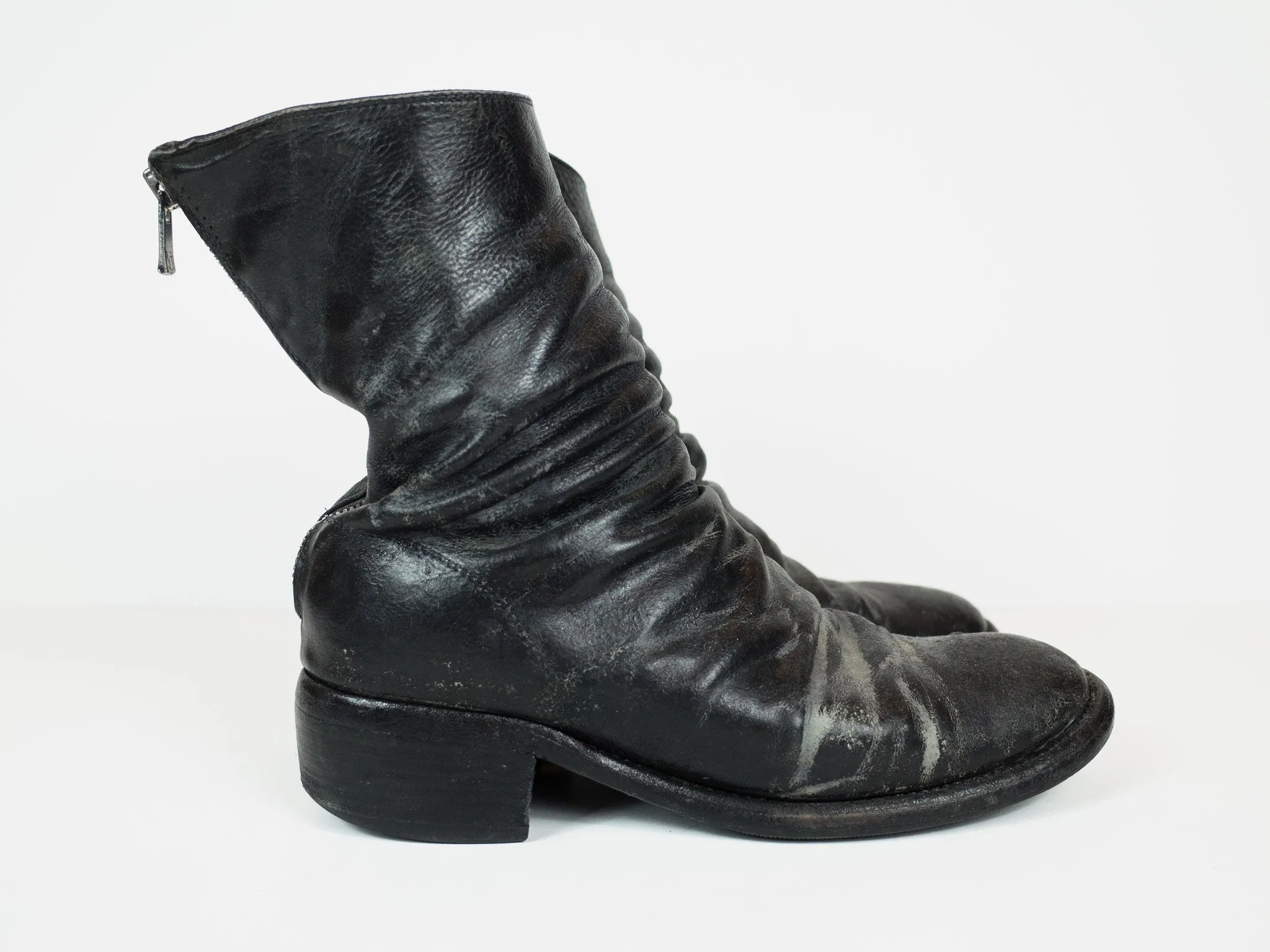 Guidi 788Z Stacked Heel Backzip Boots