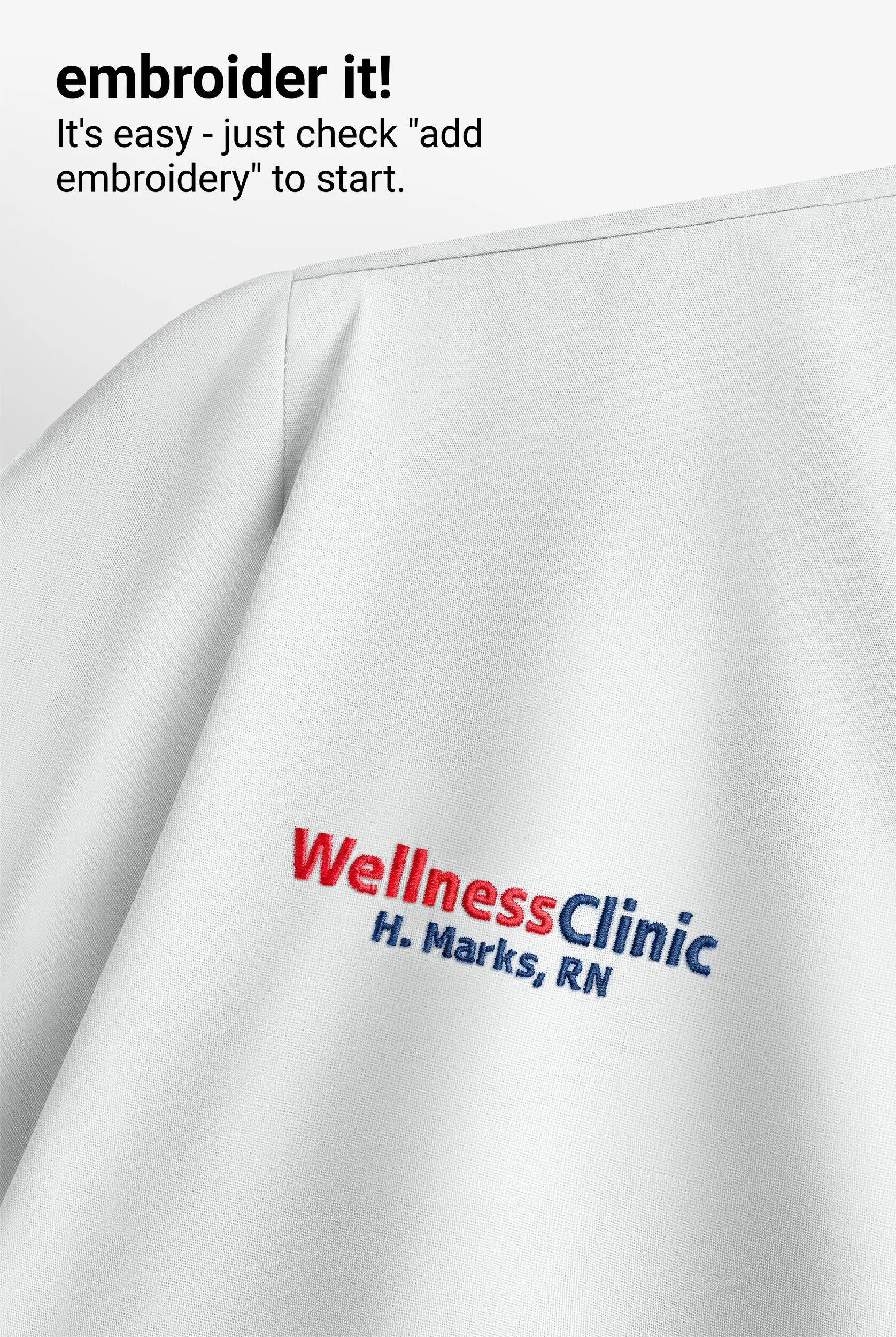 Healing Hands White Coat Minimalist Men's 30 ½" 5-Pocket STRETCH Lab Coat