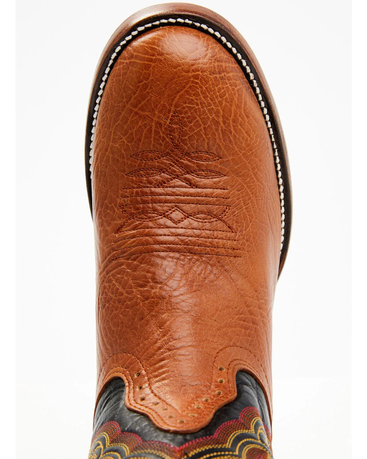 Hondo Boots Men's Spanish Shoulder Western Boots - Round Toe