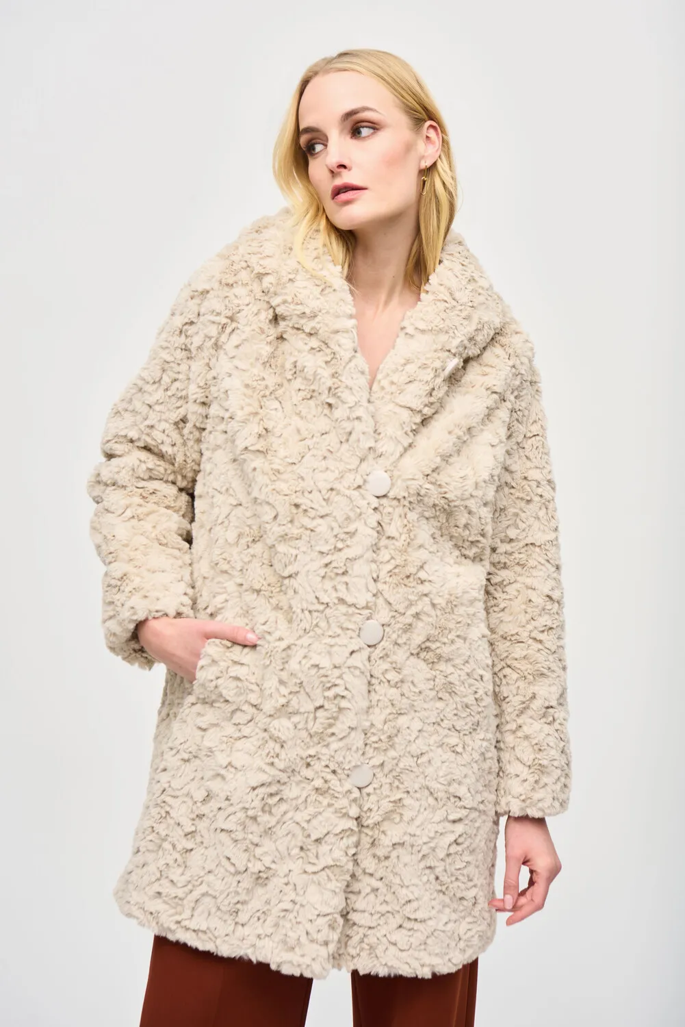 Hooded Blend Winter Coat Style 243903