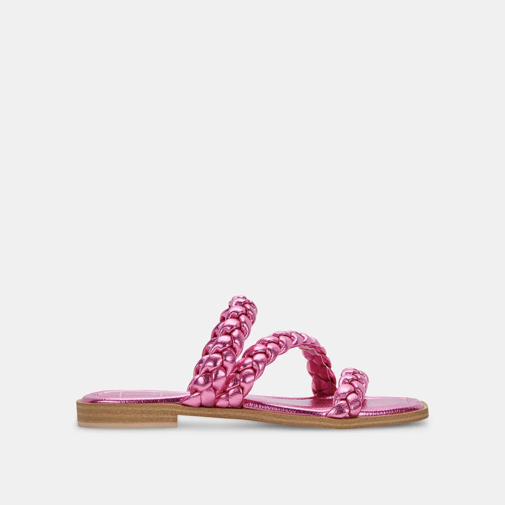 IMAN SANDALS MAGENTA METALLIC STELLA– Dolce Vita 6838350118978