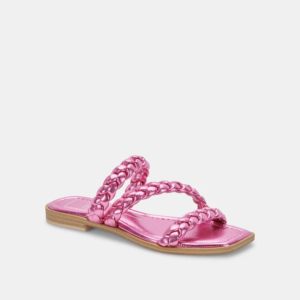 IMAN SANDALS MAGENTA METALLIC STELLA– Dolce Vita 6838350118978