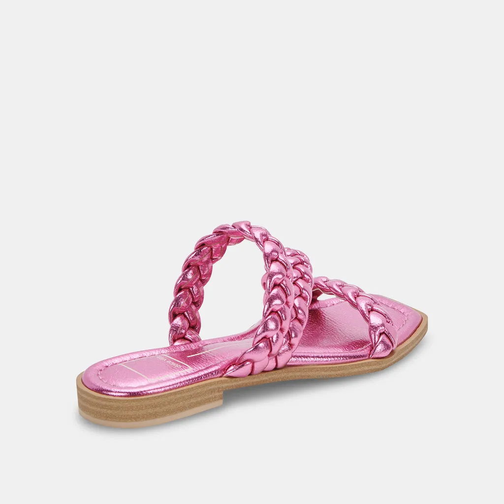 IMAN SANDALS MAGENTA METALLIC STELLA– Dolce Vita 6838350118978