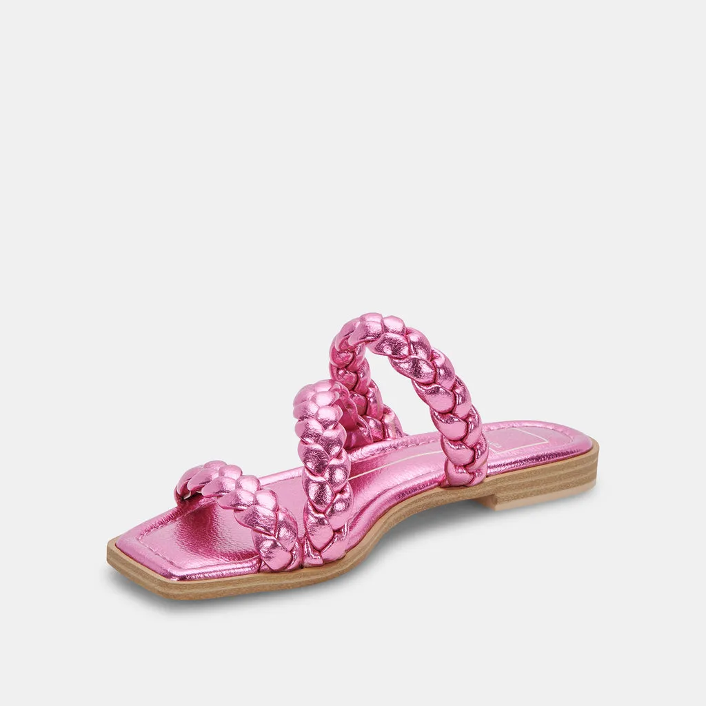 IMAN SANDALS MAGENTA METALLIC STELLA– Dolce Vita 6838350118978