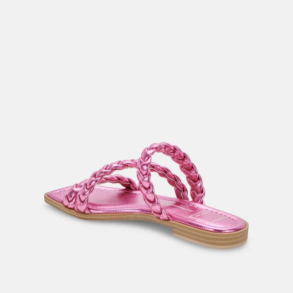 IMAN SANDALS MAGENTA METALLIC STELLA– Dolce Vita 6838350118978