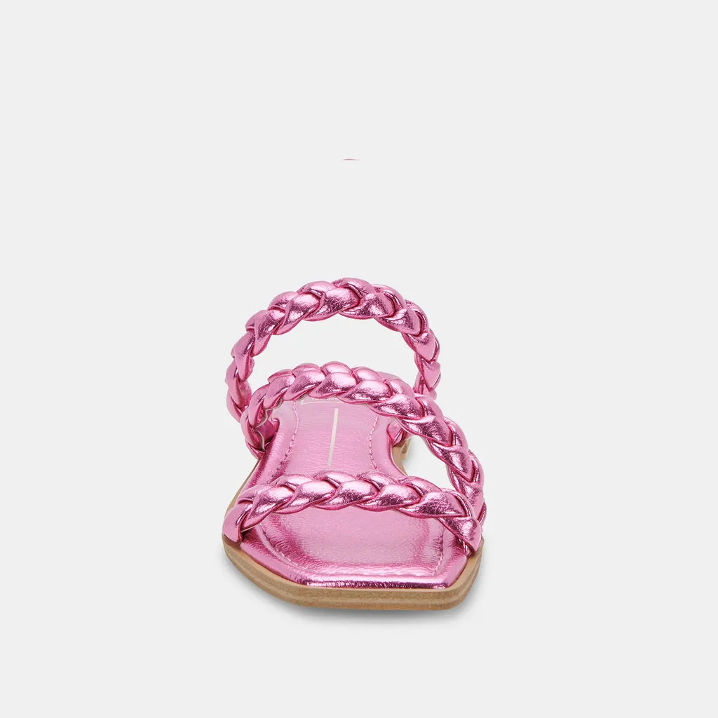 IMAN SANDALS MAGENTA METALLIC STELLA– Dolce Vita 6838350118978