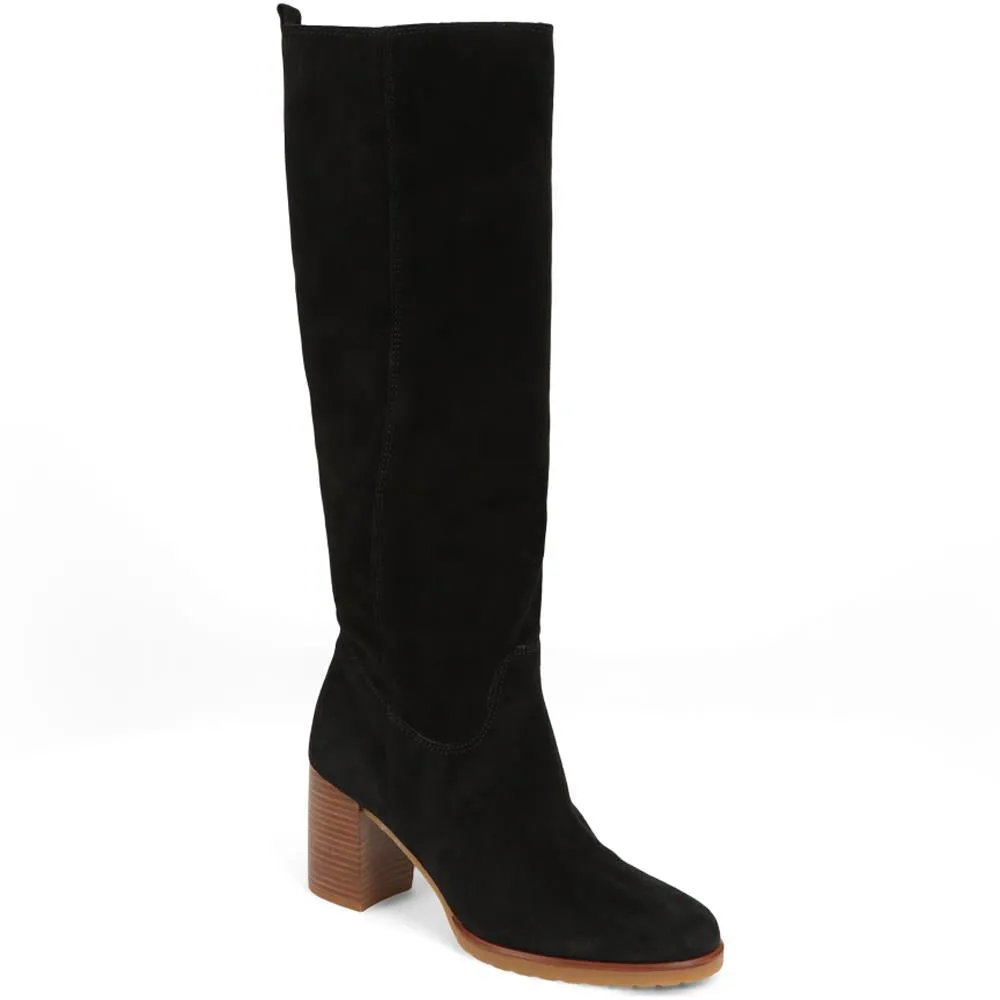 Iona Slouch Suede Knee Boots - IONA / 319 234