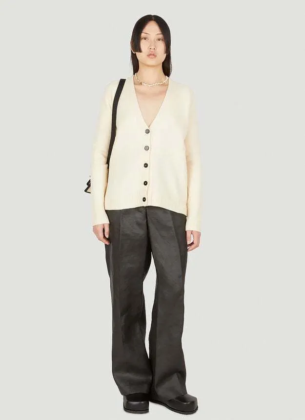 Jil Sander  |Casual Style Wool Street Style Long Sleeves Cardigans