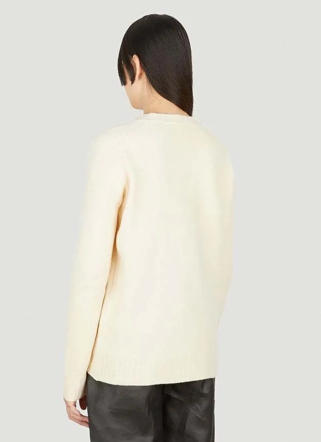 Jil Sander  |Casual Style Wool Street Style Long Sleeves Cardigans