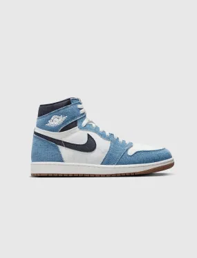 JORDAN BRAND AIR JORDAN 1 RETRO HIGH DENIM   BLUE