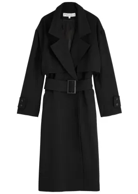 JW ANDERSON Belted wool trench coat 
                         
                     
                