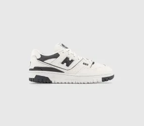 Kids New Balance BB550 Junior Trainers White Grey