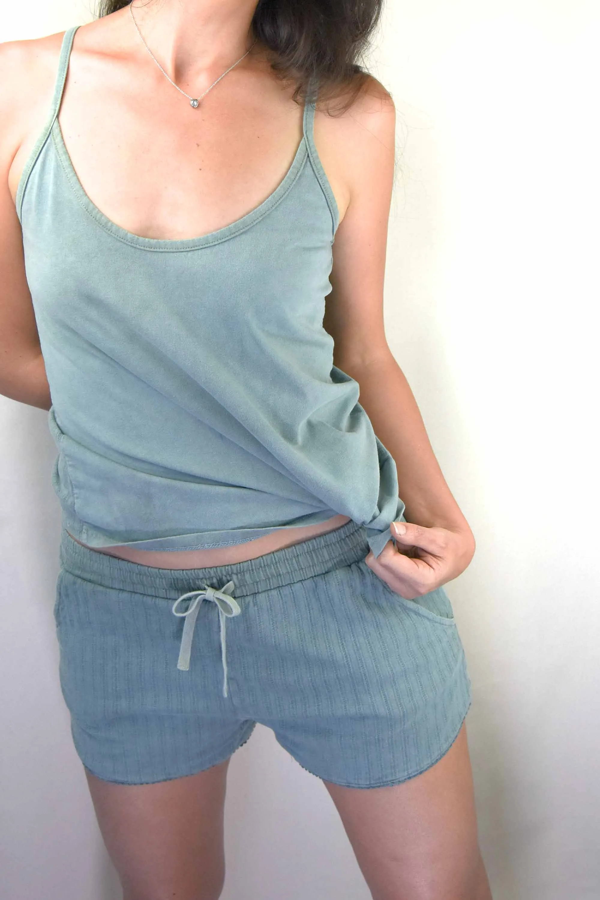 Lavender & Chamomile Dyed Shorts