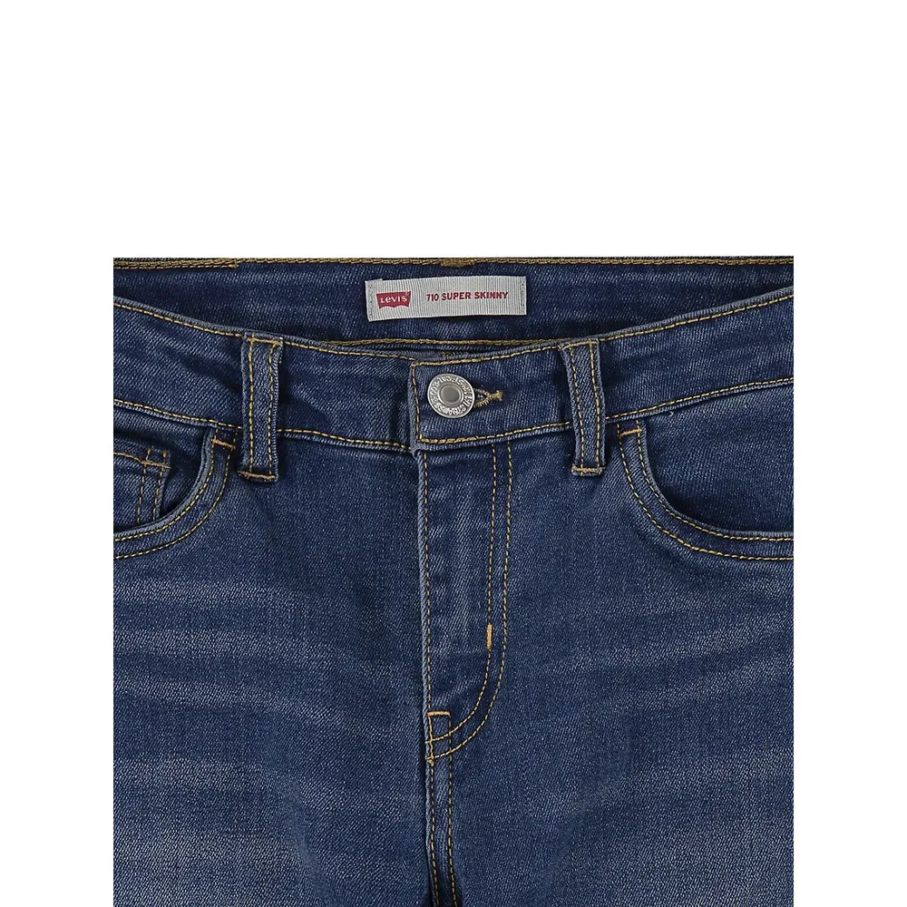 Levi's Girl's 710 Super Skinny-Fit Jeans