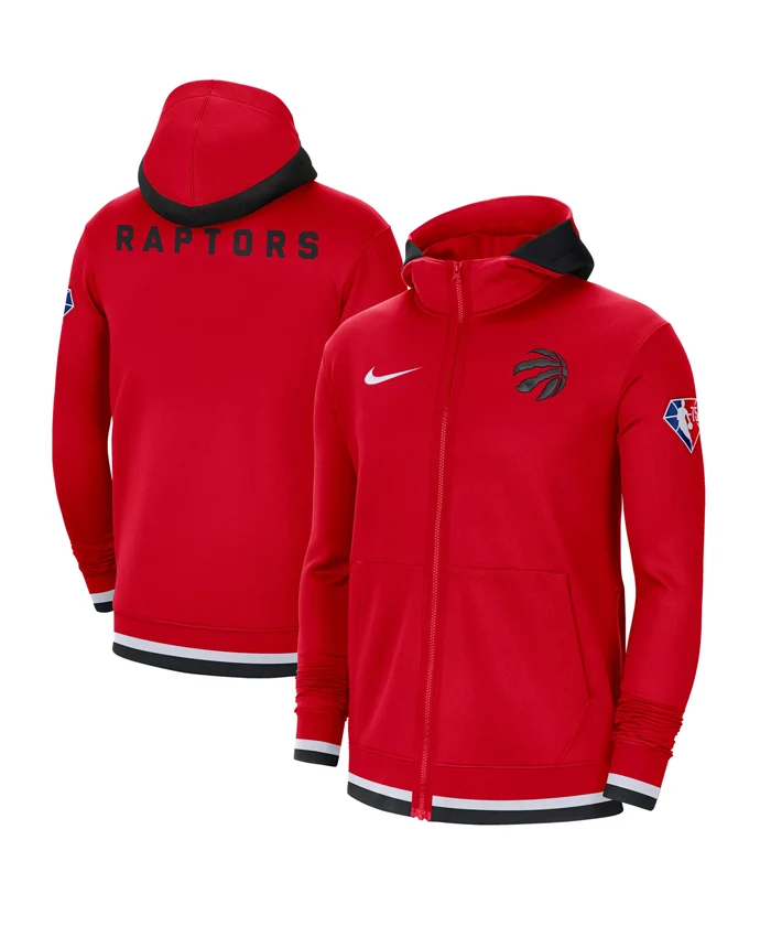 Lincoln Toronto Raptors Red Hooded Jacket - William Jacket