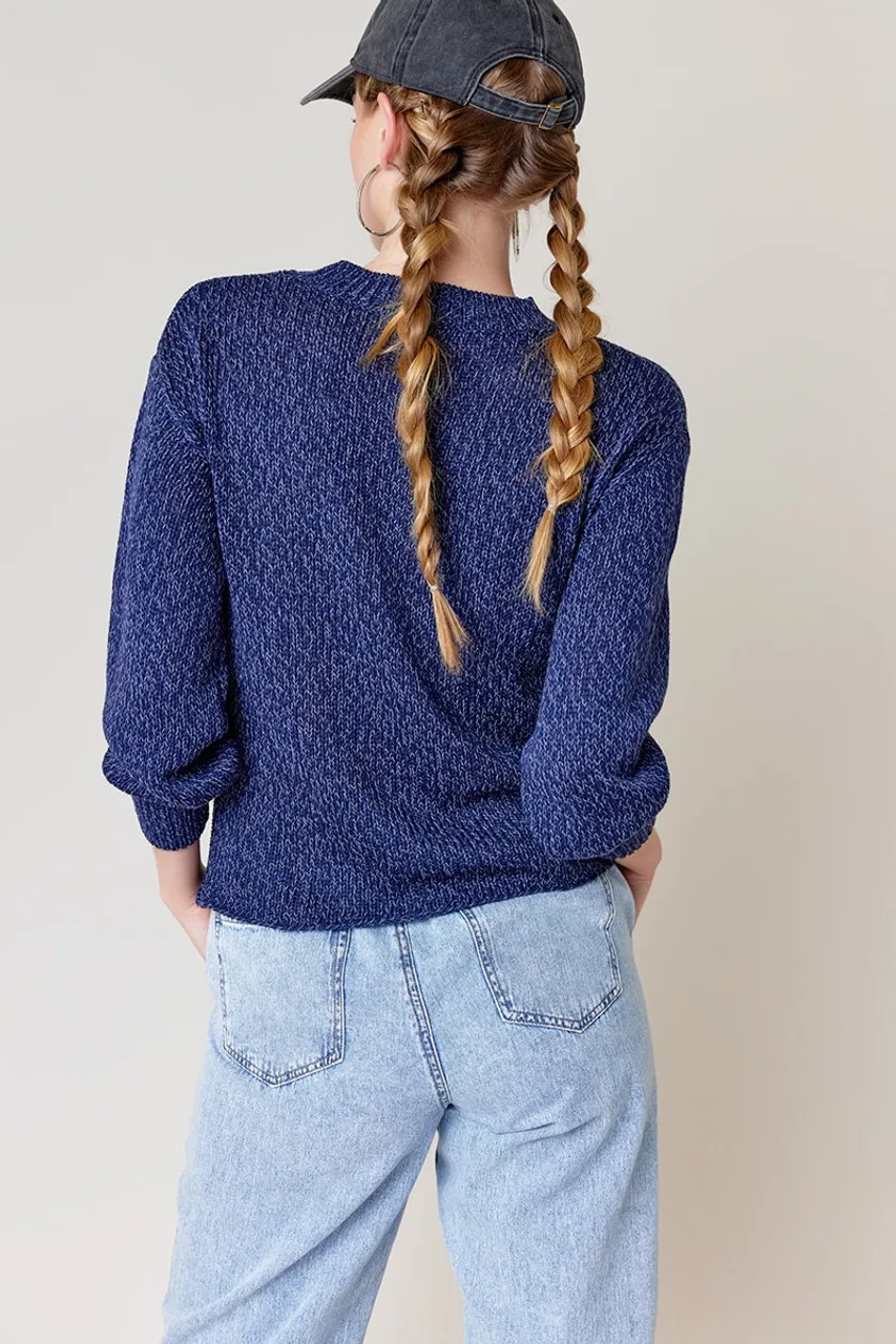 Maggie Front Twist Sweater