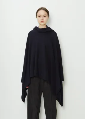 Magna Cashmere Poncho Hoodie