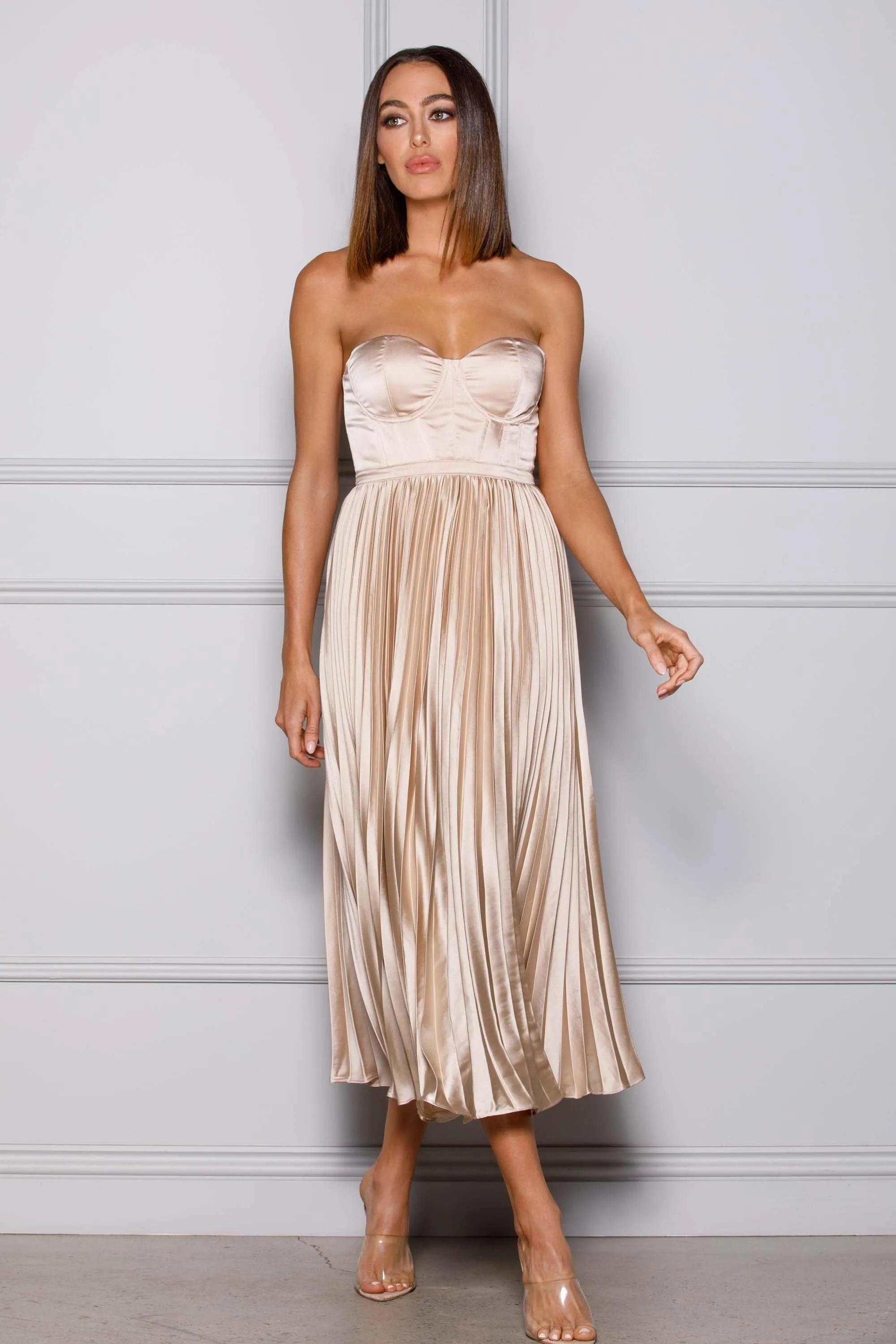 Milan Dress - Champagne