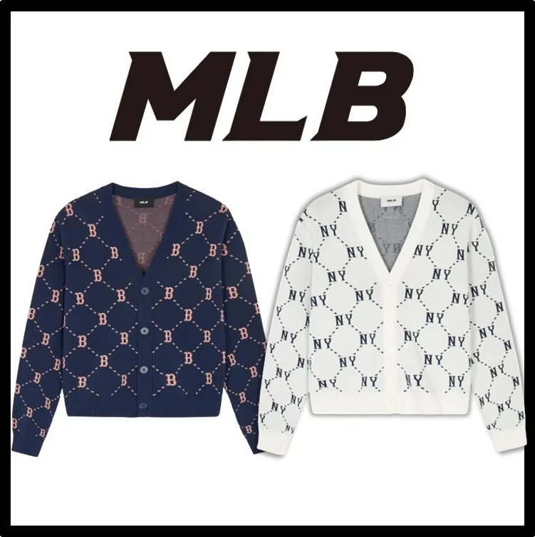 MLB Korea  |Casual Style Street Style Logo Cardigans