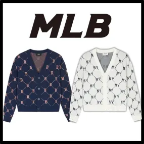 MLB Korea  |Casual Style Street Style Logo Cardigans