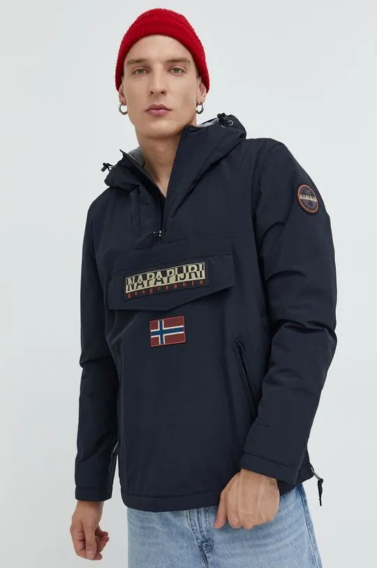 Napapijri jacket men's black color