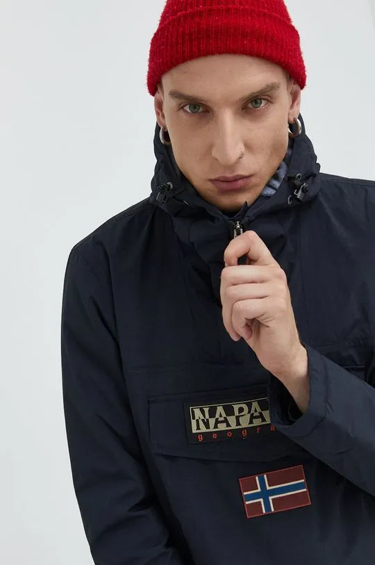 Napapijri jacket men's black color