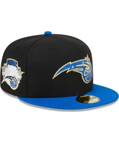 New Era Men's NBA Black/Blue Orlando Magic Gameday Pop Stars 59FIFTY Fitted Hat