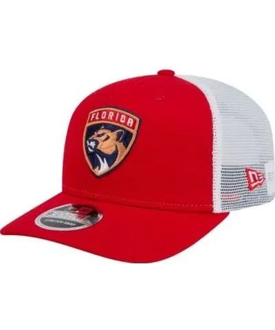 New Era Men's NHL Florida Panthers Core Trucker 9SEVENTY Stretch-Snap Hat