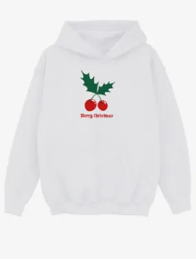 NW2 Christmas Holly Cherries Kids White Hoodie | Sweatshirts & Hoodies | George at ASDA