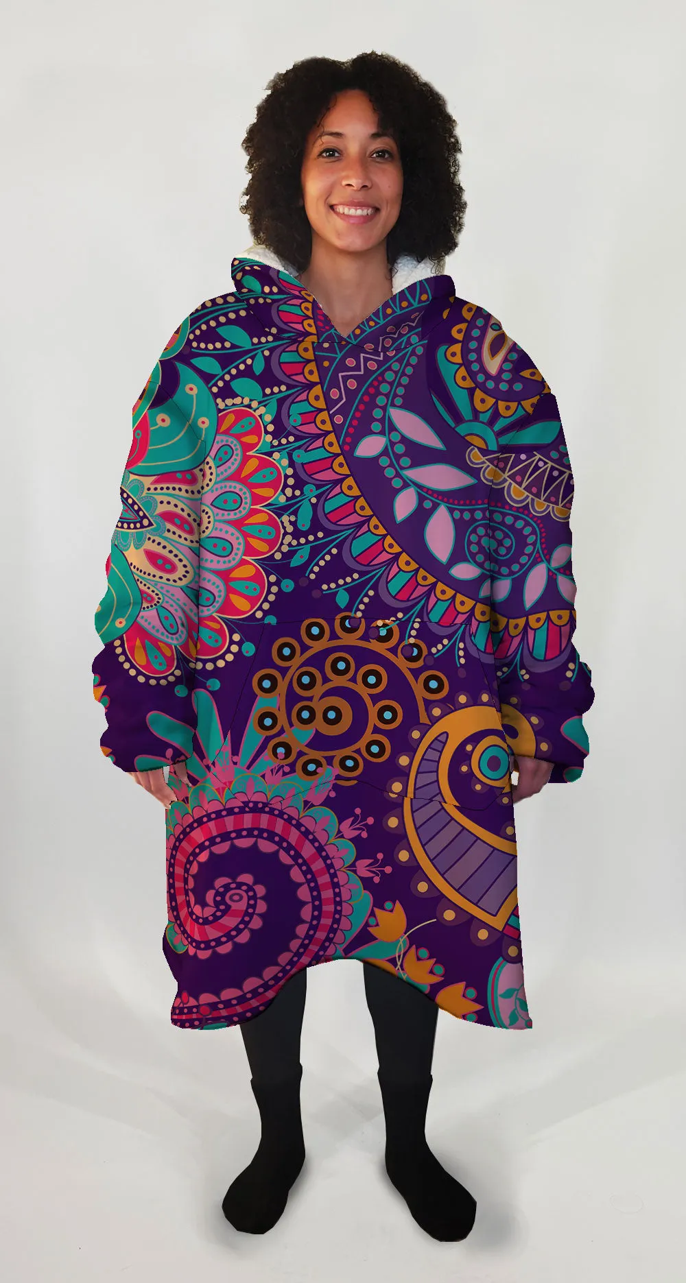 Paisley Mandala Big Hoodie