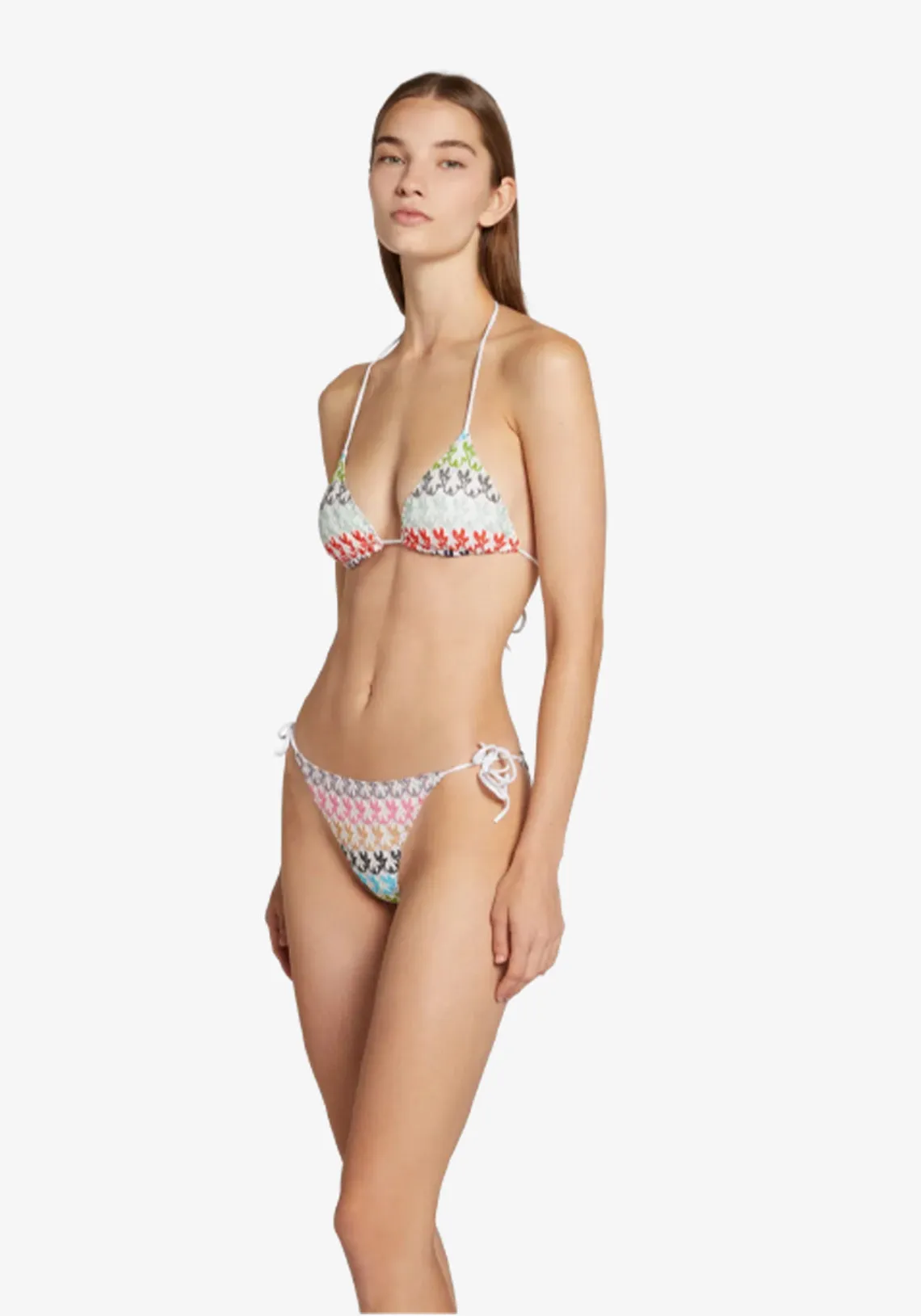 PATTERN SIDE-TIE BIKINI SET