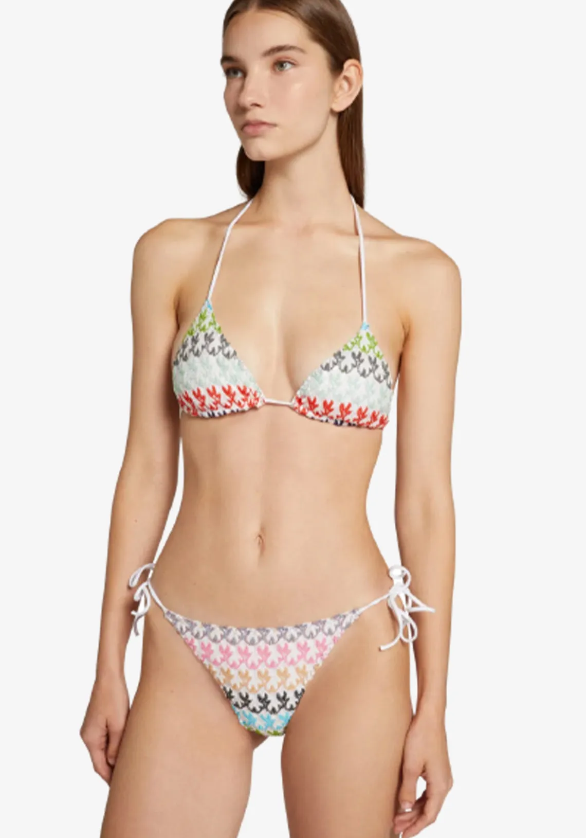 PATTERN SIDE-TIE BIKINI SET