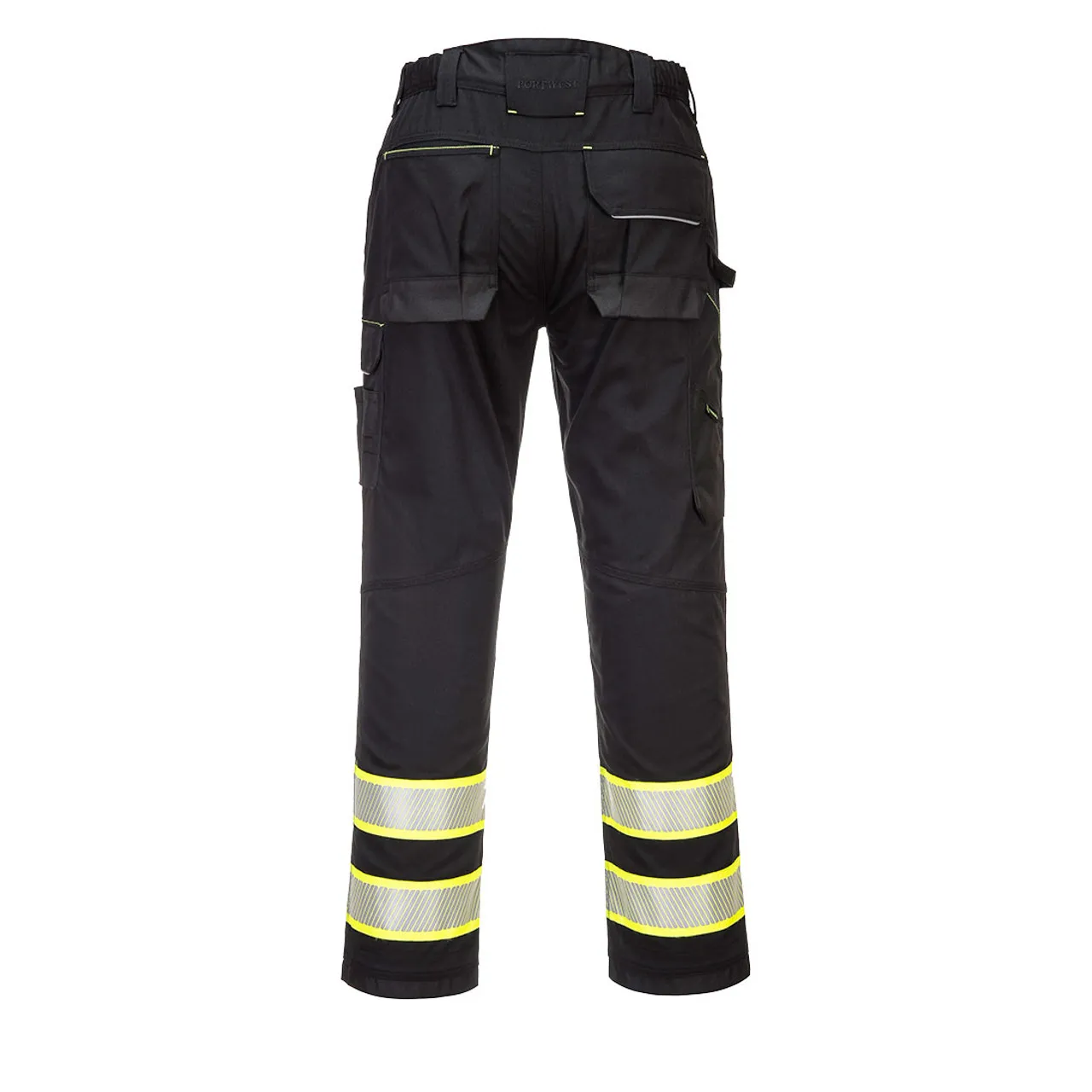 PortWest Enhanced Visibility Black Iona Work Pants F142