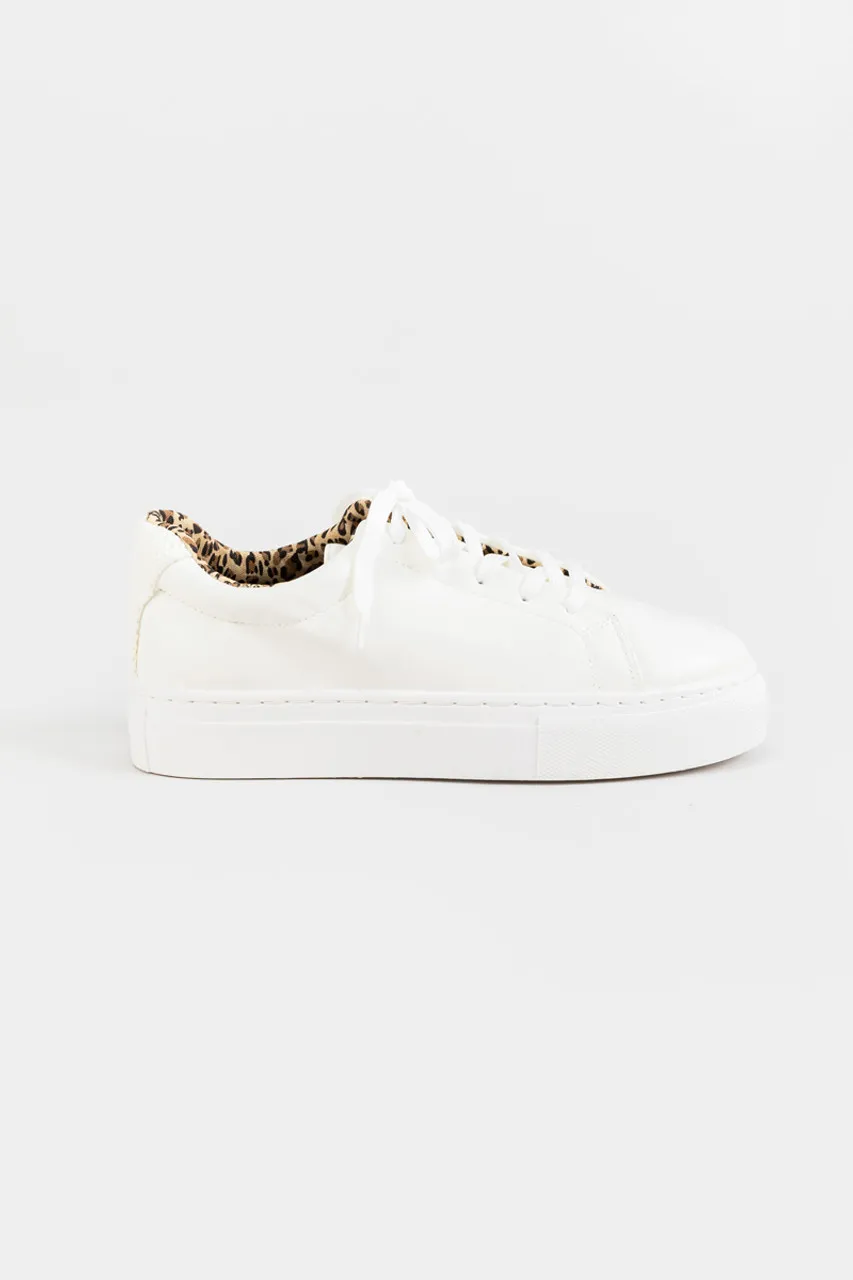 Quipid Lace Up Leopard Sneaker