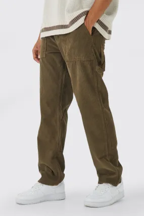 Relaxed Fit Cord Carpenter Pants