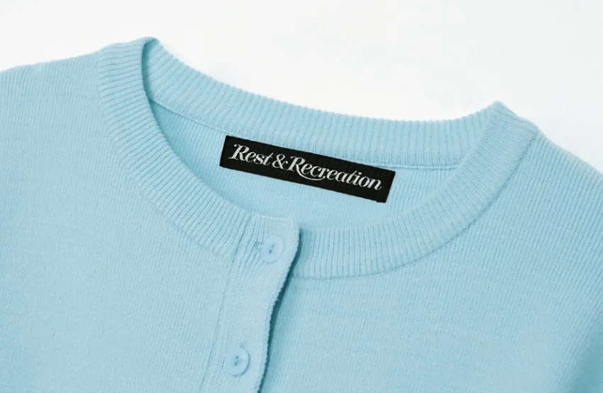 Rest & Recreation  |Casual Style Street Style Logo Cardigans