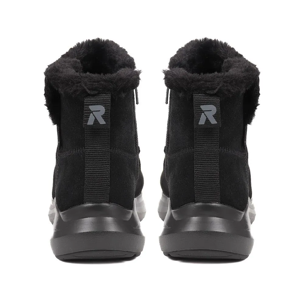 Rieker Fleece-Lined Pull-On Ankle Boots - RKR38504 / 324 064