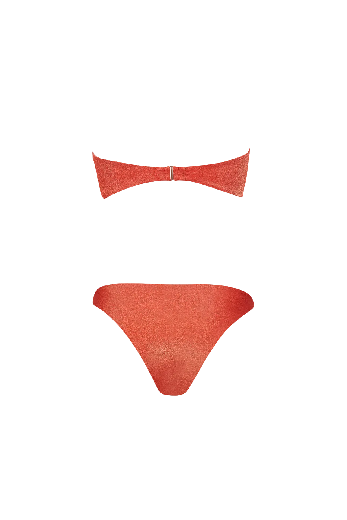 Ring Bikini in Shiny Orange - Bottom