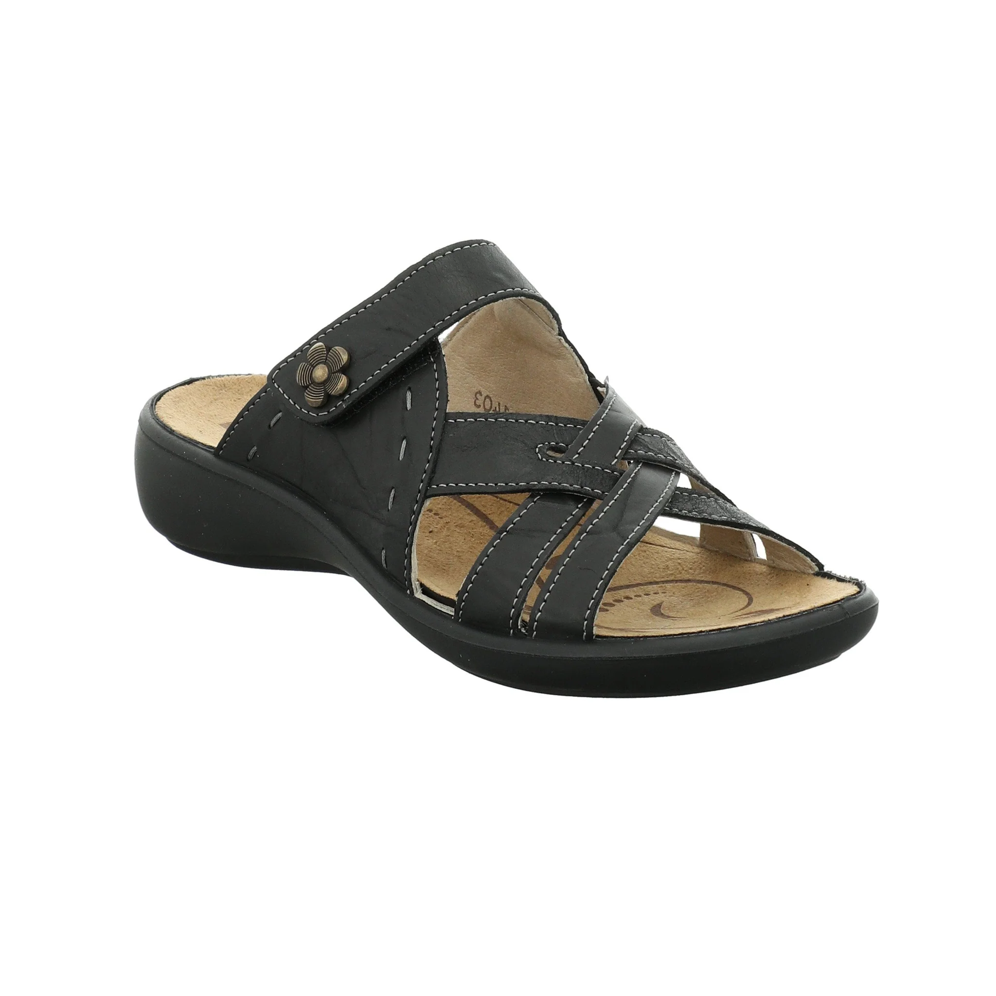 Romika Women’s Ibiza 99 Slide Sandals-Black