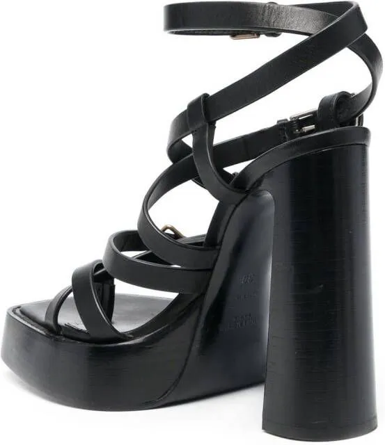 Saint Laurent Platz 105mm platform sandals Black