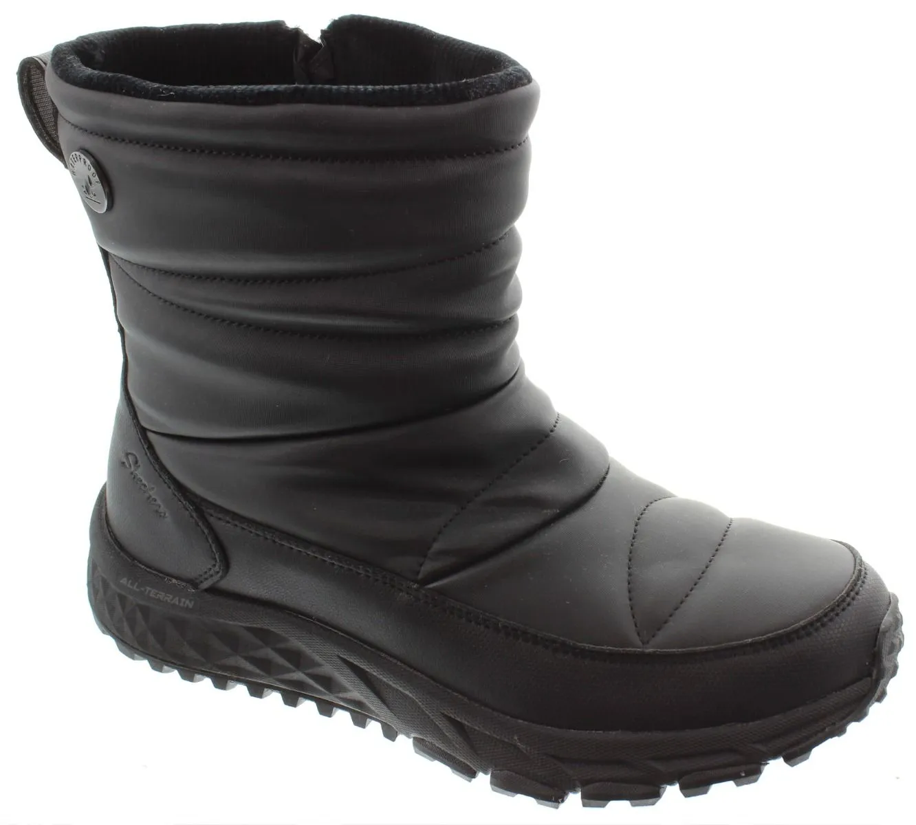 SKECHERS Ladies 167884 Escape Plan Waterproof Boots In Black