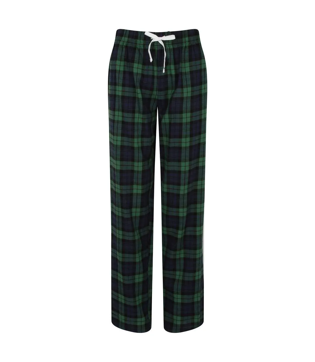 Skinnifit Womens/Ladies Tartan Lounge Pants (Navy/Green Check) - UTRW6025