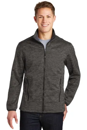 Sport-Tek PosiCharge Electric Heather Soft Shell Jacket. JST30