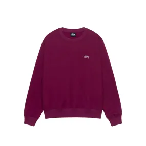 Stock Logo Crew Burgundy